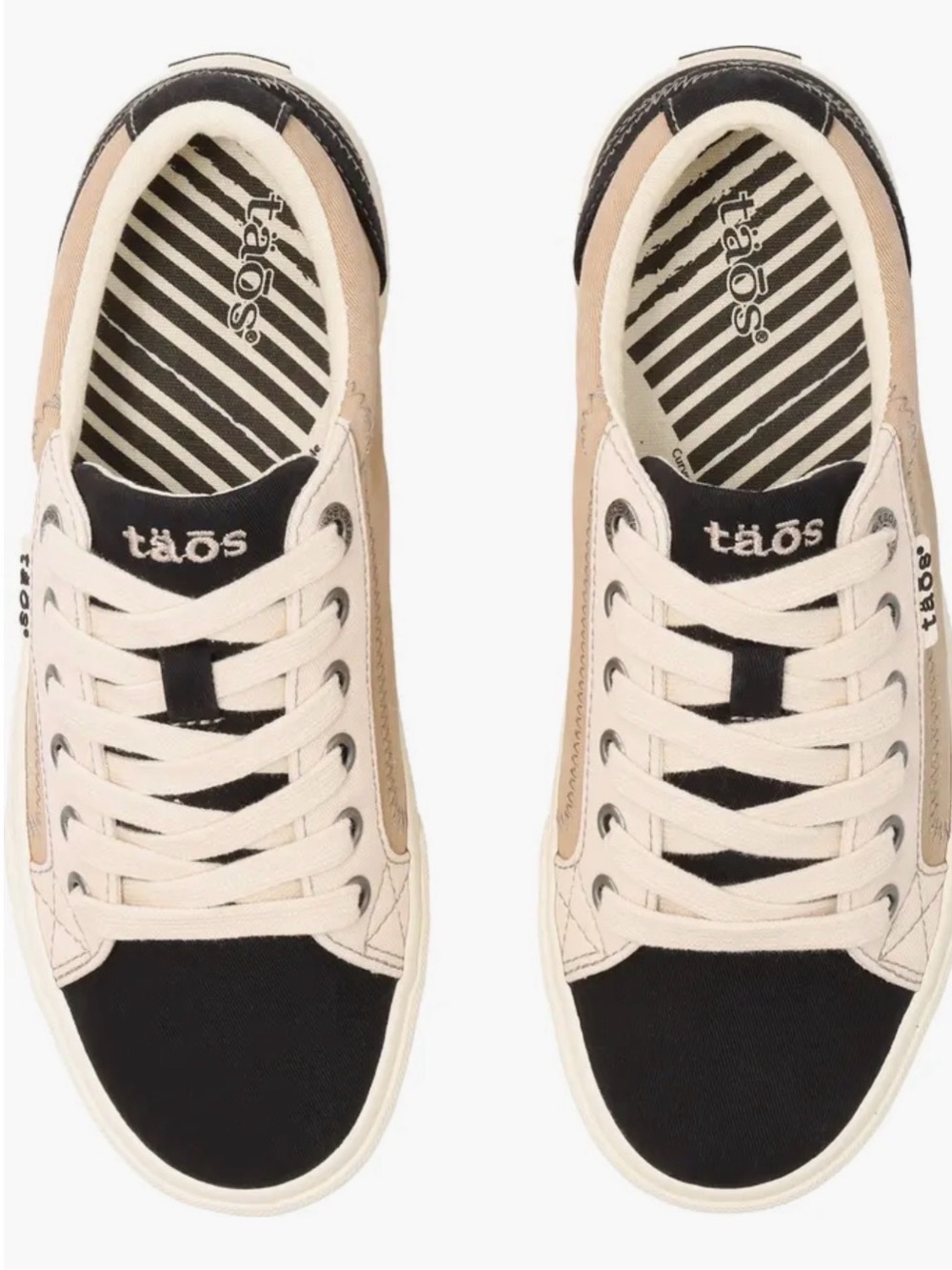 Taos Footwear Plim Soul Sneakers in Black/Tan Multi - Picture 2 of 8